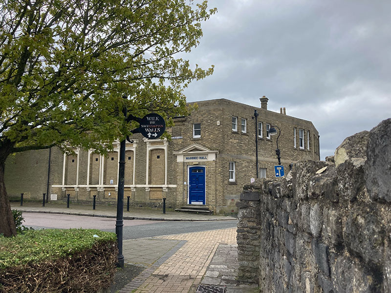 Exterior view of Southampton Masonic Hall