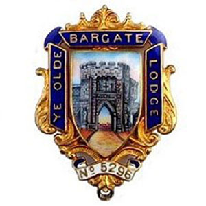 Badge of Ye Olde Bargate Lodge No. 5296