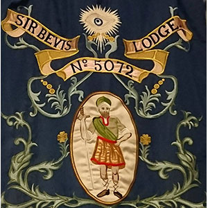 Badge of Sir Bevis Lodge No. 5072